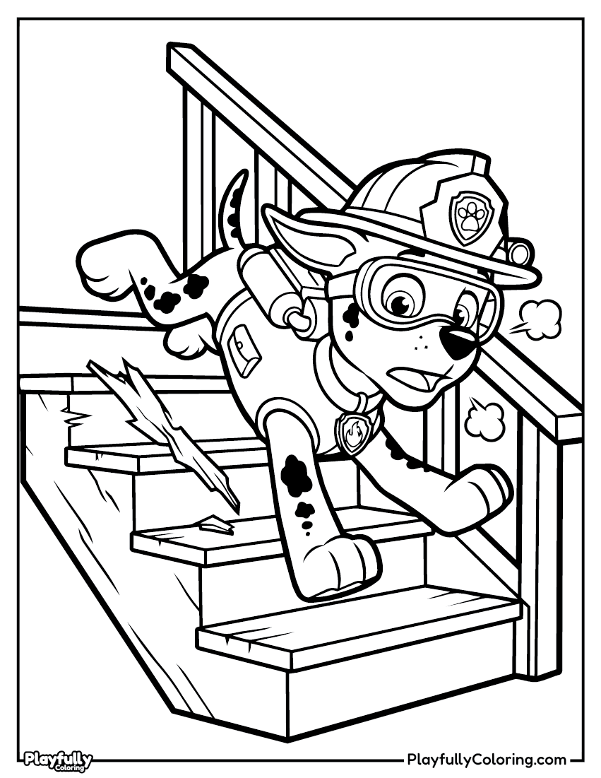 Paw Patrol Coloring Pages Paw patrol by the sea coloring page