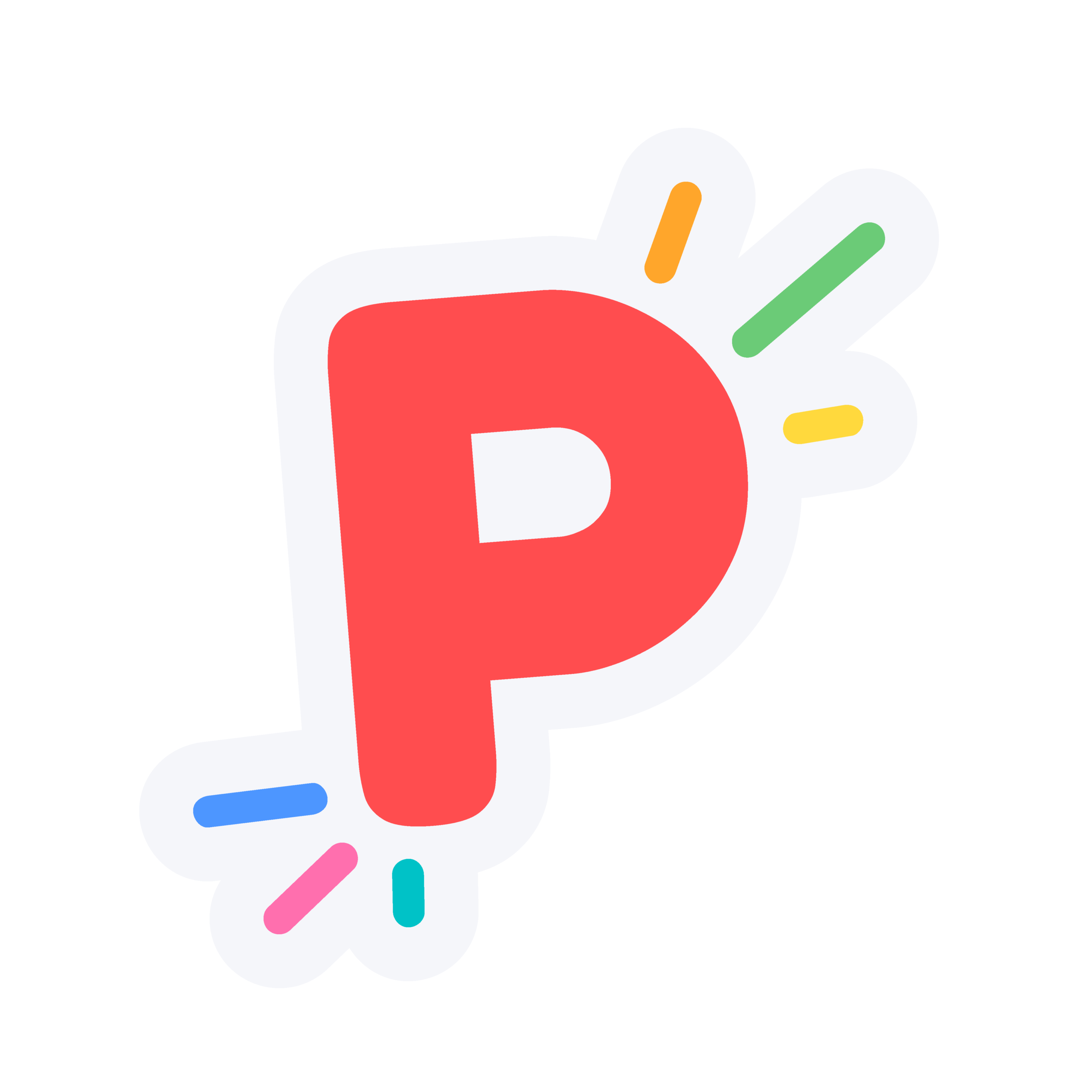 Playfully Coloring Logo