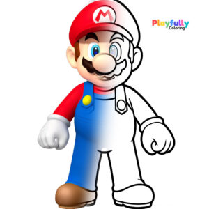 mario coloring pages free printable