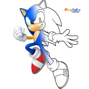 sonic the hedgehog coloring pages free printable