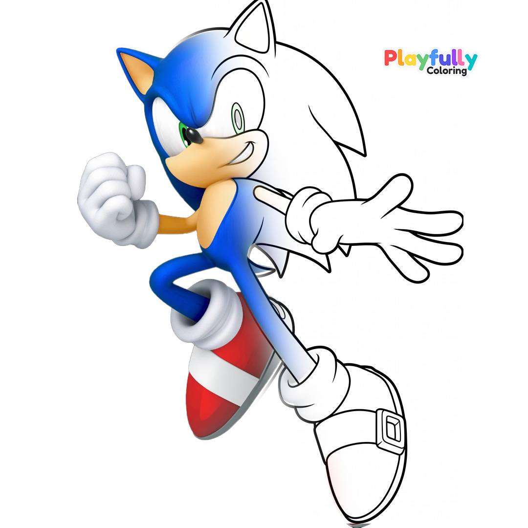 Sonic the Hedgehog Coloring Pages sonic the hedgehog coloring pages free printable