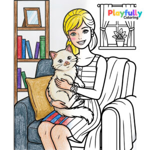 Barbie Coloring Pages barbie coloring page free printable pdf for kids