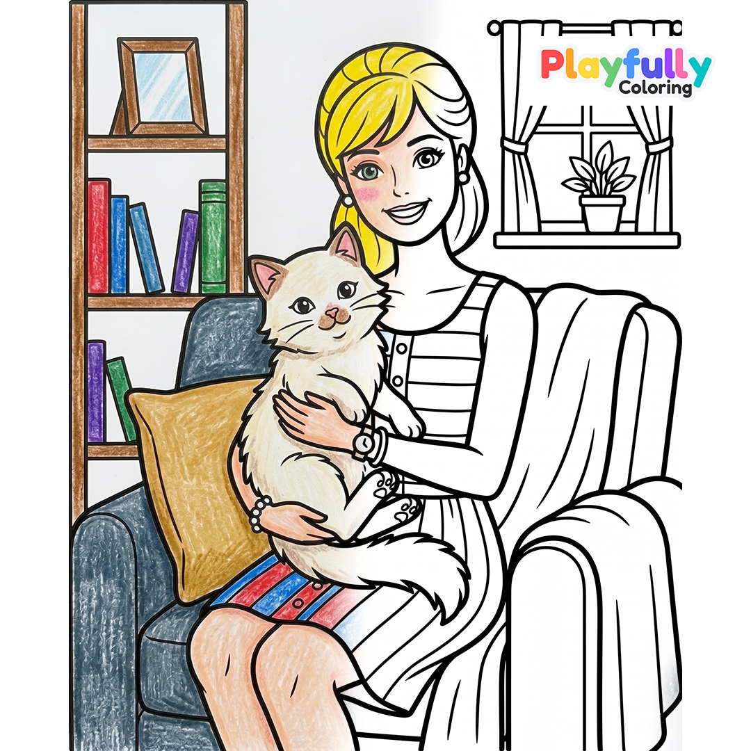 Barbie Coloring Pages barbie coloring page free printable pdf for kids